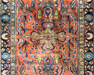 Antique Handmade Persian Wool Area Rug
