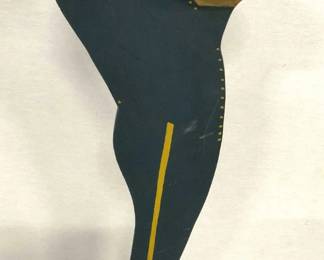 Vintage Winking Bellhop Figural Ashtray Stand 3ft
