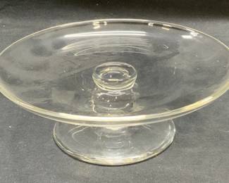 Steuben Art Glass Cake Stand
