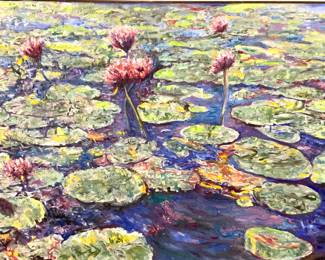 Yvonne Schwartz 3ft x 8ft Oil Painting, 83
