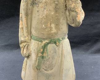 Antq Asian Terracotta Sancai Glazed Figure
