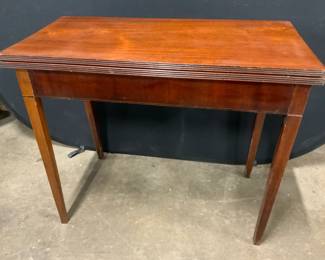 Vintage Wooden Flip Leaf Table
