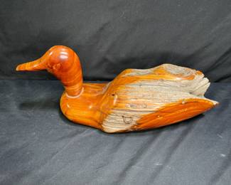 Signed Hand Sculpted Bear Wall-Hanging