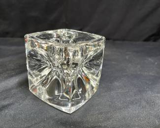 Vtg Czech SKLO Union Rudolf Jurniki Candle Holder