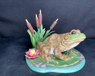 Lenox Porcelain Prince of the Pond Bull Frog