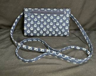 Vera Bradley Retired Nantucket Navy TriFold Wallet
