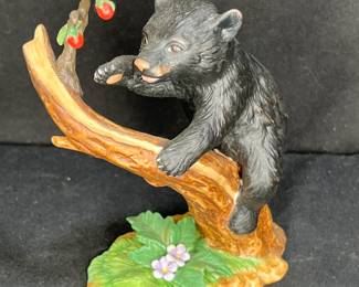 Lenox Porcelain Playful Pursuit Black Bear
