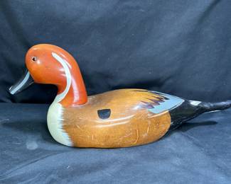 VTG Carved Painted Wooden Duck Decoy