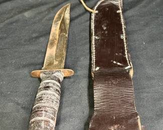 Bowie Knife & Dagger with Sheaths