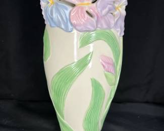 Lenox Limited Edition Enchanting Iris Vase 2002   