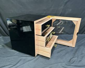 Desk Top 3-Drawer Cigar Humidor                   