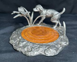 Vagabond House Morning Hunt Labrador Duck Wine Holder Coaster
