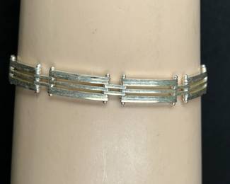 1 S-Link & 1 Rope Sterling Silver Bracelets