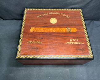 Elie Bleu Medals Collection "50" Cigar Box        
