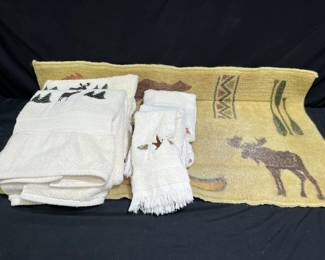 Outdoorsmen Theme Bath & Hand Towels & Rug
