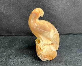 Hand Carved Stone Eagle