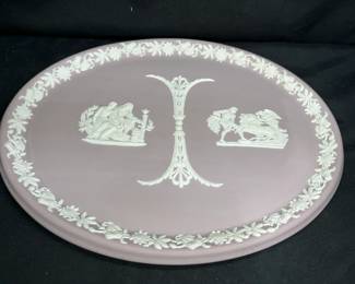 Wedgwood Jasperware Lilac Oval Comb Tray