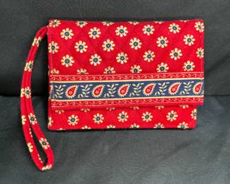 Vera Bradley Red Americana Floral Wallet