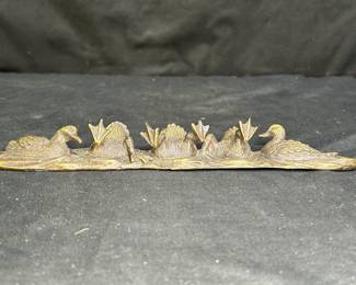 Solid Brass Duck Themed Key Holder