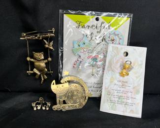 Jonette, NP, & Rossi Pins and Earrings