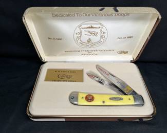 Case CC 1991 Operation Desert Storm Comm. Knife