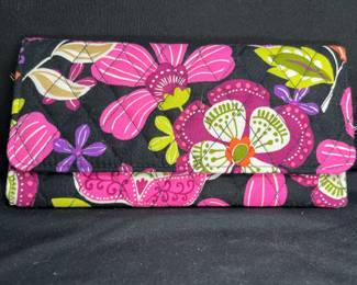 Vera Bradley Pirouette Pink Tri Fold Wallet