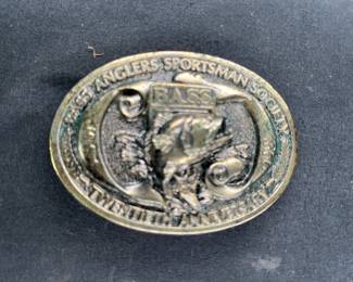  Bass Angular Belt Buckle Limited Edition 1987