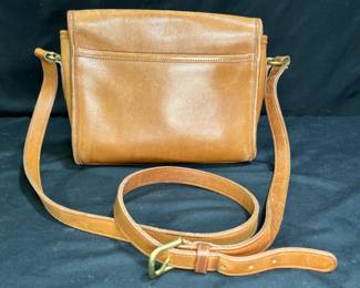 Coach Tan Leather Cross Body Shoulder Bag