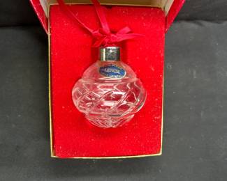 Lenox Hand Blown Cut Crystal Ornament