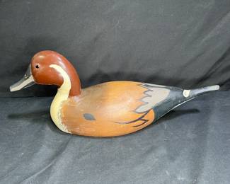 VTG Carved Painted Wooden Duck Decoy