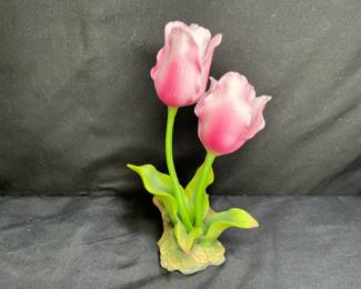 Andrea's Flowers by Sadek Porcelain Pink Tulips