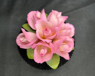 Napoleon Capodimonte Porcelain Pink Multi Rose
