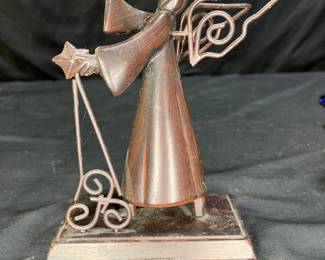 Vintage Metal Angel Stocking Hanger