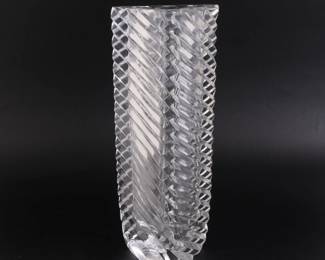 Lot 8124 Rogaska Full Lead Crystal Glass Vase