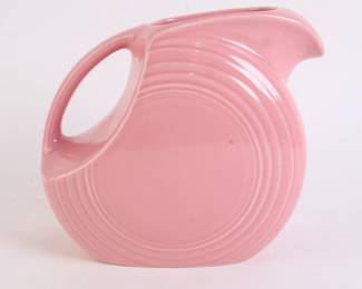 Lot 7633 Vintage Rose Pink Fiestaware Pitcher
