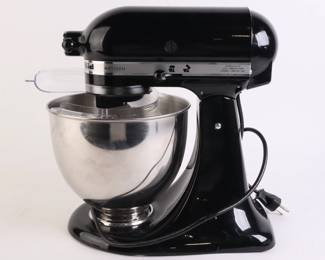 Lot 9874 Kitchen Aid Stand Mixer Artisan  Black