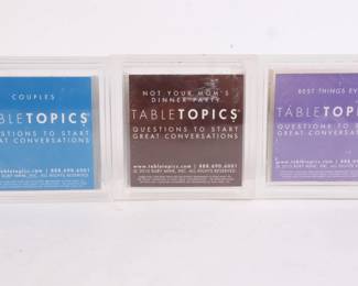 Lot 7646 Table Topics  Conversation Starter Question Cards