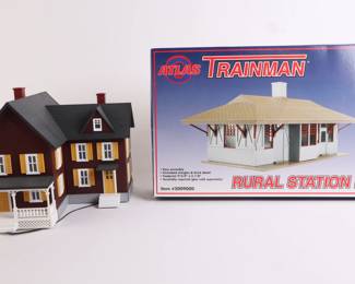 Lot 9993 Train Buildings Rural Station Kit Atlasunassembled House MTH Electric