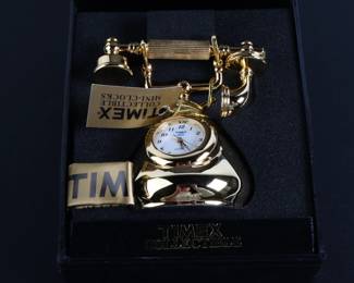 Lot 8135 Timex Collectible Mini Clock