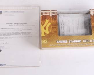 Lot 9159 Steiner Collectibles Yankee Stadium Replica