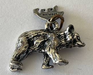 Lot 7421 Sterling Bear Charm