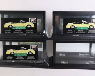 Lot 1276 Lot of 4 New Collectibles Display Cases with Mirrored Back