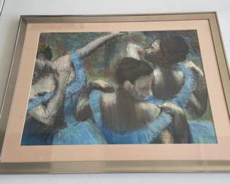 Lot 9150 Framed Ballerina Print