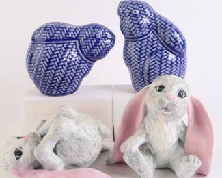 Lot 7649 Bunny Rabbit Decor Lot