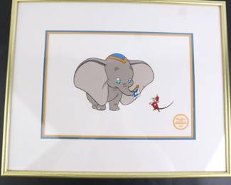 Lot 9127 Disney Framed Dumbo Limited Edition Serigraph Cel