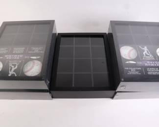 Lot 1278 Lot of 5 Sports Ball Trophy Collectors Boxes