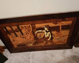 Wood Inlay Wall Art