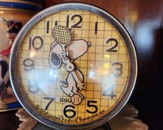 Vintage Snoopy Alarm Clock