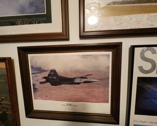 Framed Aircraft Art