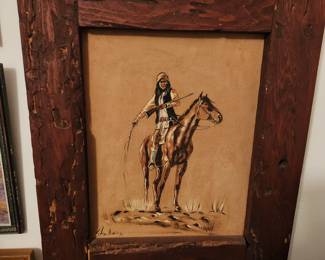 Native American Framed Art by S. Faulkner